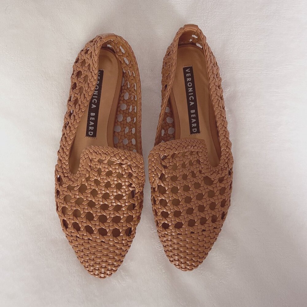 Veronica Beard Griffin Basket Weave Loafer size 36
